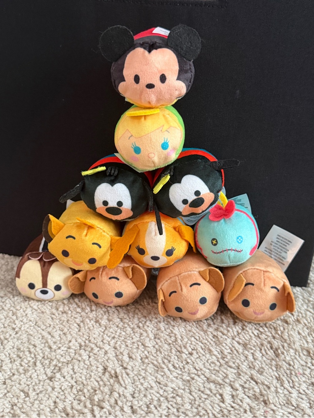Disney Tsum Tsum Plush Lot of 10 Assorted Characters Collectible Bundle